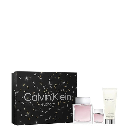 CALVIN KLEIN EUPHORIA 3 PCS SET FOR MEN