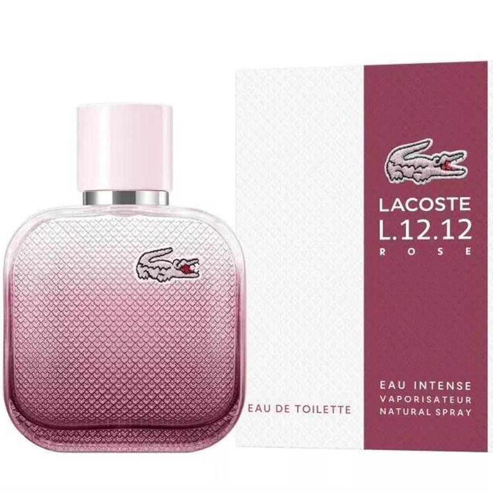 LACOSTE L.12.12 Rose Intense 3.3 oz EDT para mujer